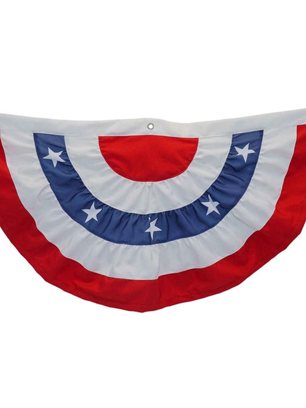 My Texas House Patriotic Red White and Blue Bunting Banner 36”x18”
